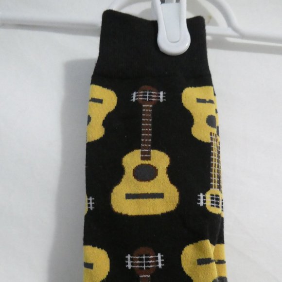 GUITAR SOCKS | Dress Socks | Novelty | Fun | Business | BNWOT - Picture 3 of 6